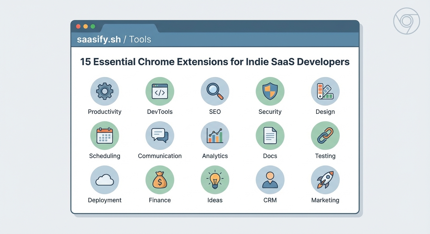 15 Essential Chrome Extensions Every Indie SaaS Developer Should Use — 2