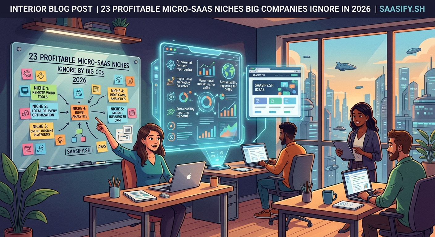 23 Profitable Micro-SaaS Niches That Big Companies Ignore in 2026 — 1