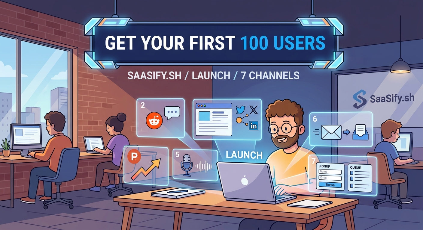 7 Distribution Channels Solo Founders Use to Get Their First 100 Users — 1