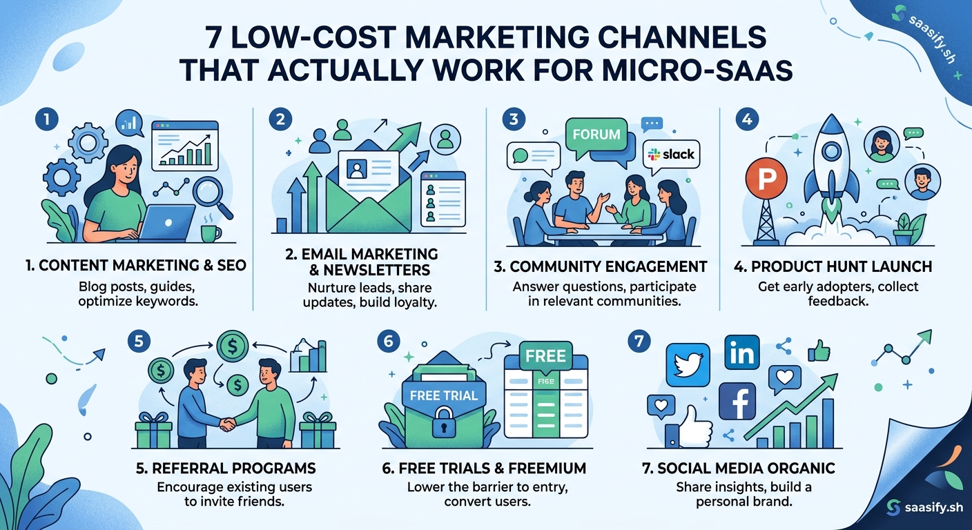 7 Low-Cost Marketing Channels That Actually Work for Micro-SaaS — 2