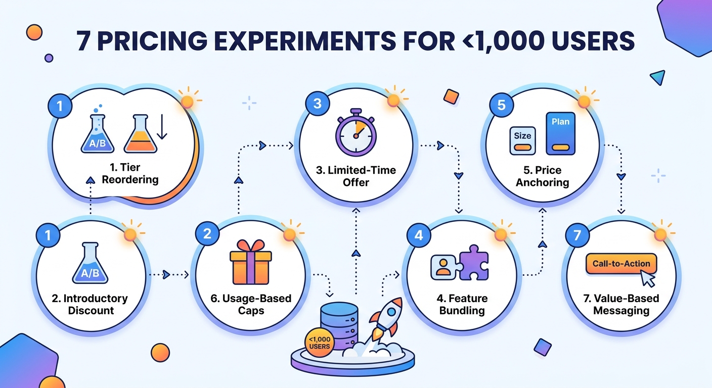 7 Pricing Experiments You Can Run This Week With Under 1,000 Users — 1