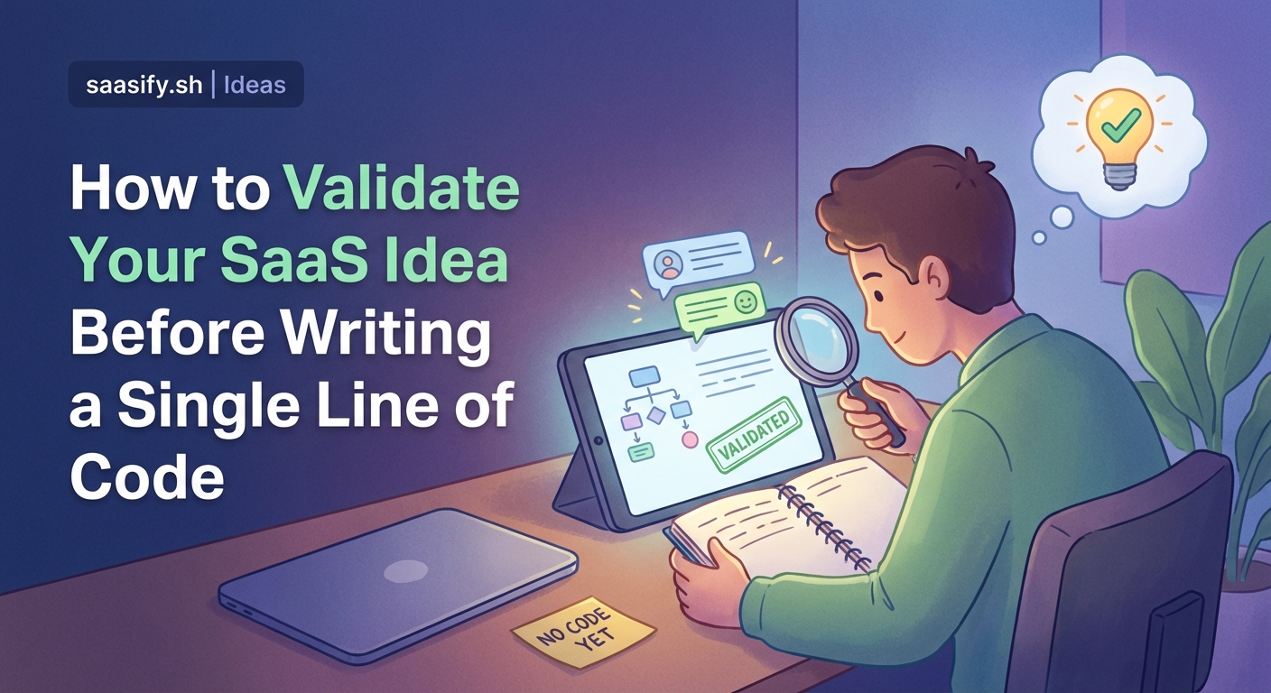 How to Validate Your SaaS Idea Before Writing a Single Line of Code - Illustration 1