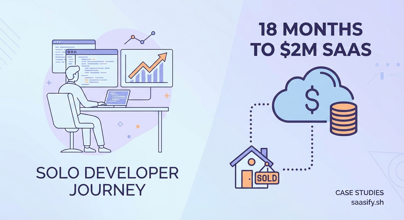 How a Solo Developer Built and Sold a $2M SaaS in 18 Months - Illustration 1