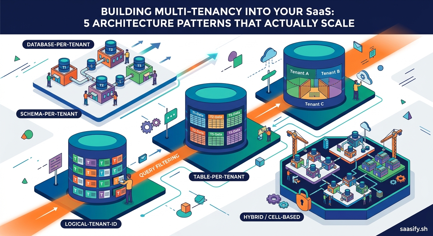 Building Multi-Tenancy into Your SaaS: 5 Architecture Patterns That Actually Scale — 1