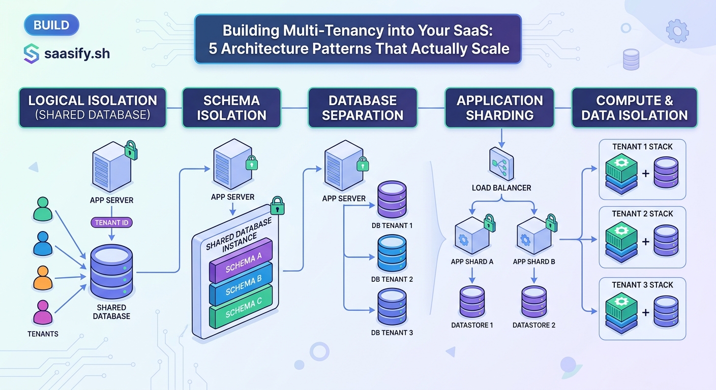 Building Multi-Tenancy into Your SaaS: 5 Architecture Patterns That Actually Scale — 2
