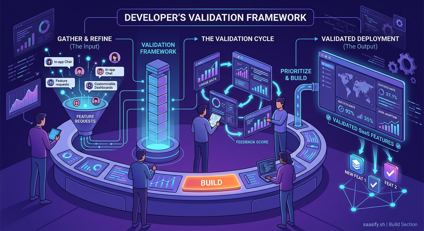 Building SaaS Features Users Actually Want: A Developer's Validation Framework — 1