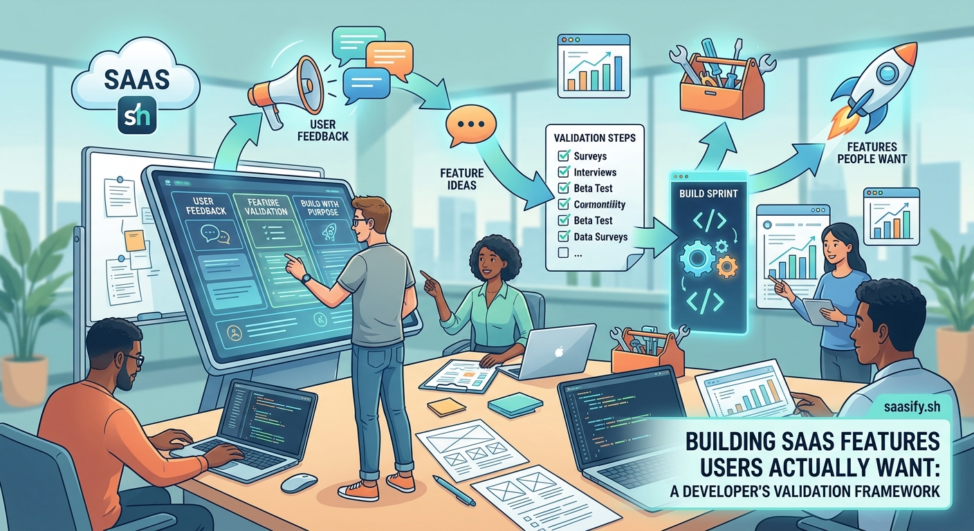 Building SaaS Features Users Actually Want: A Developer's Validation Framework — 2