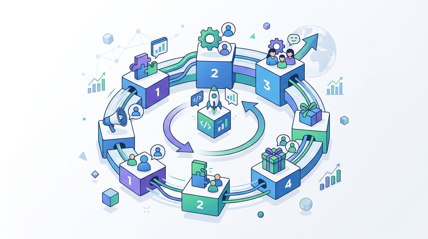 Building Your First Growth Loop: A Step-by-Step Framework for Indie SaaS