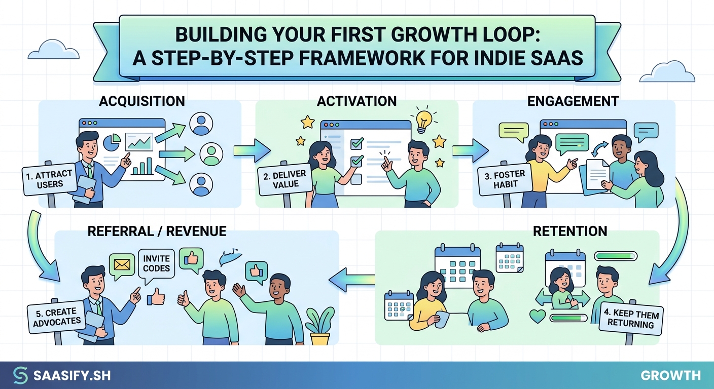 Building Your First Growth Loop: A Step-by-Step Framework for Indie SaaS — 2