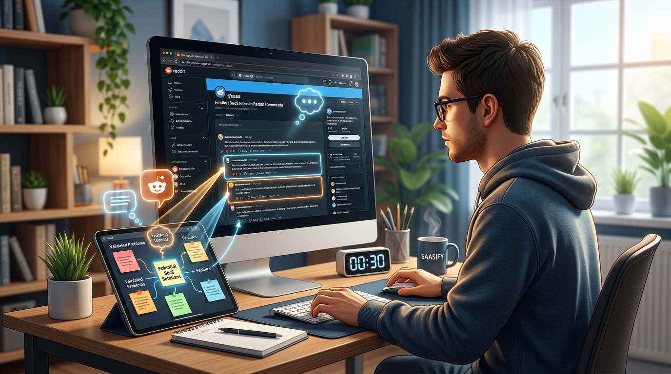 Finding SaaS Ideas in Reddit Comments: A 30-Minute Daily Research Method