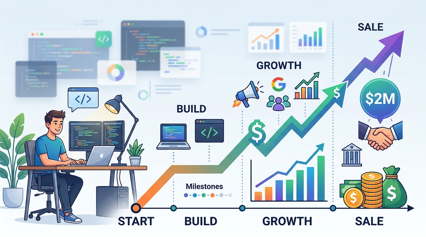 How a Solo Developer Built and Sold a $2M SaaS in 18 Months