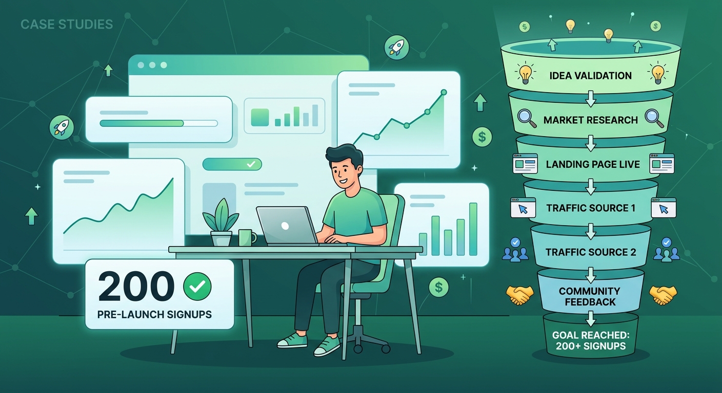 How I Validated a SaaS Idea in 7 Days and Got 200 Pre-Launch Signups — 1