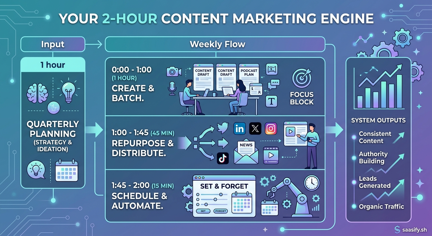 How to Create a Content Marketing Engine That Runs on 2 Hours Per Week — 1