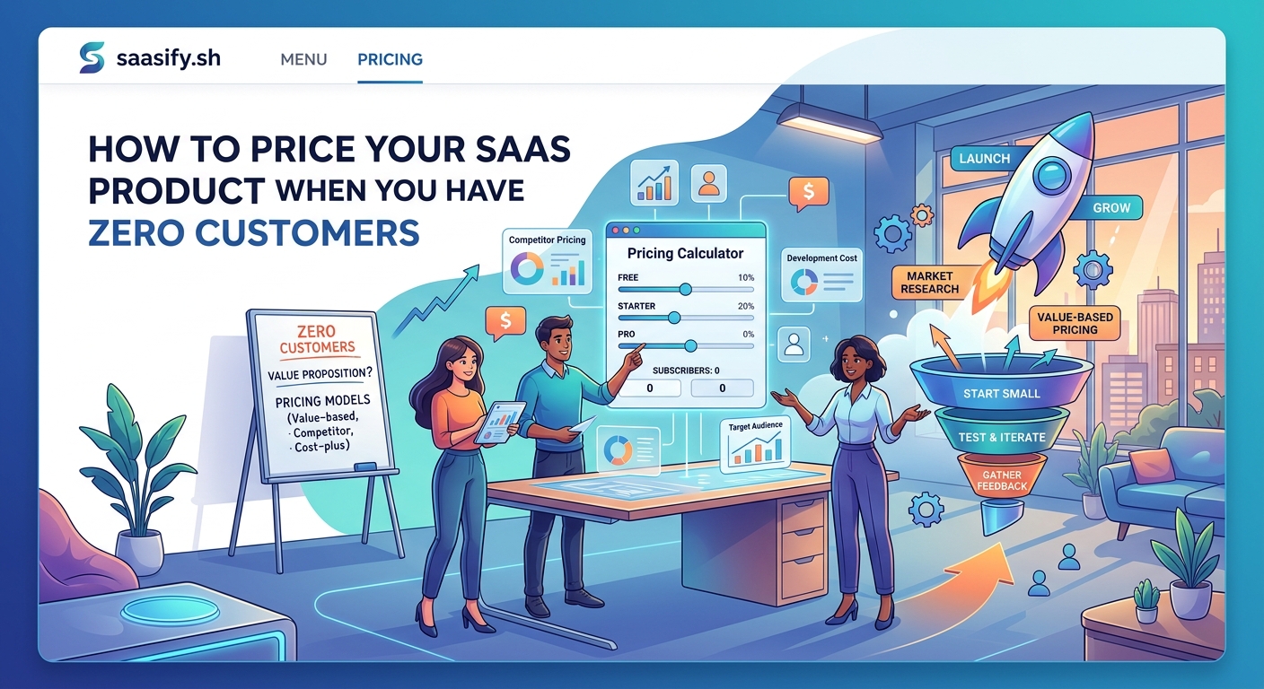 How to Price Your SaaS Product When You Have Zero Customers — 1