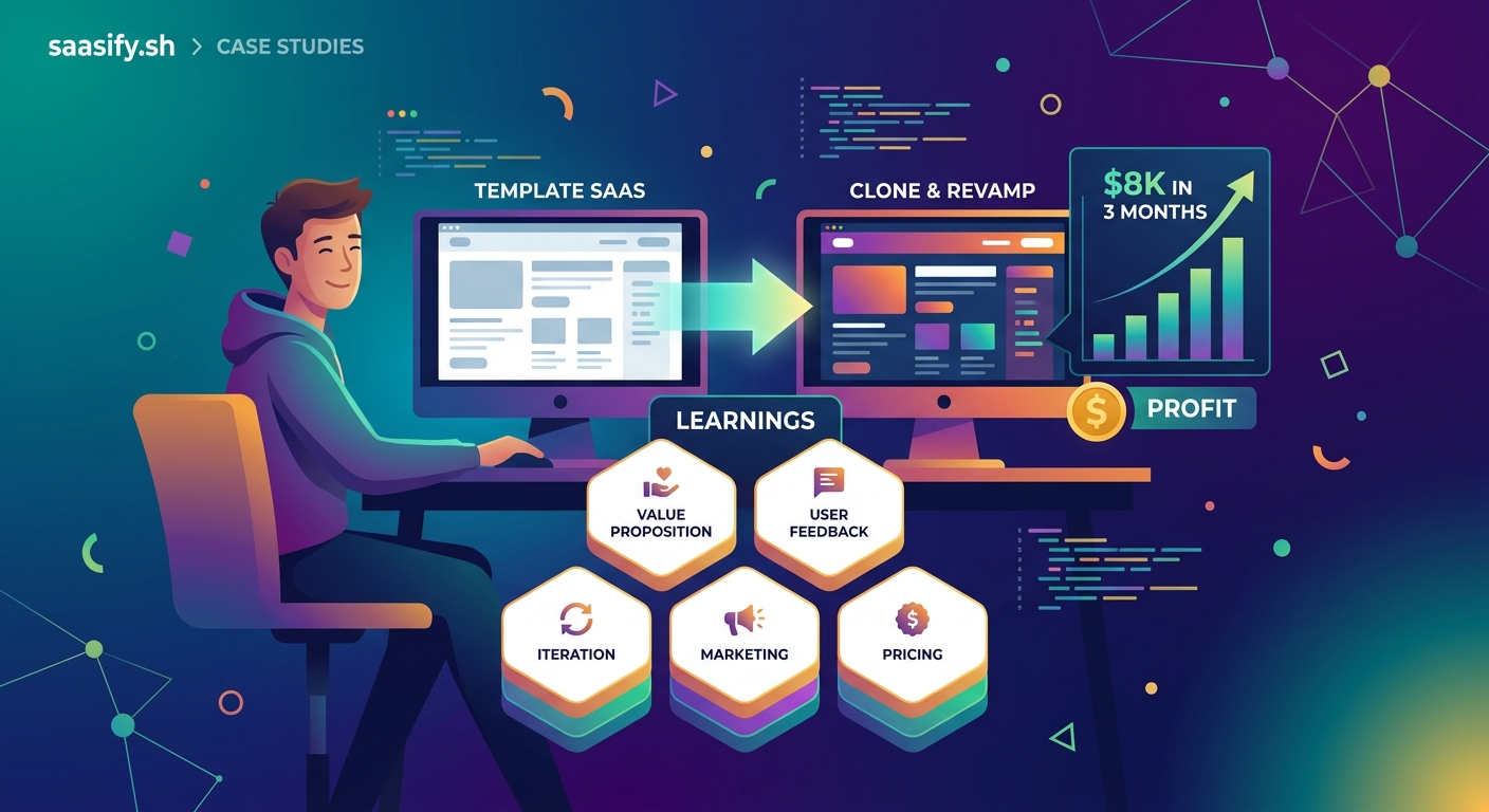 I Cloned a Successful SaaS and Made $8K in 3 Months—Here's What I Learned — 1