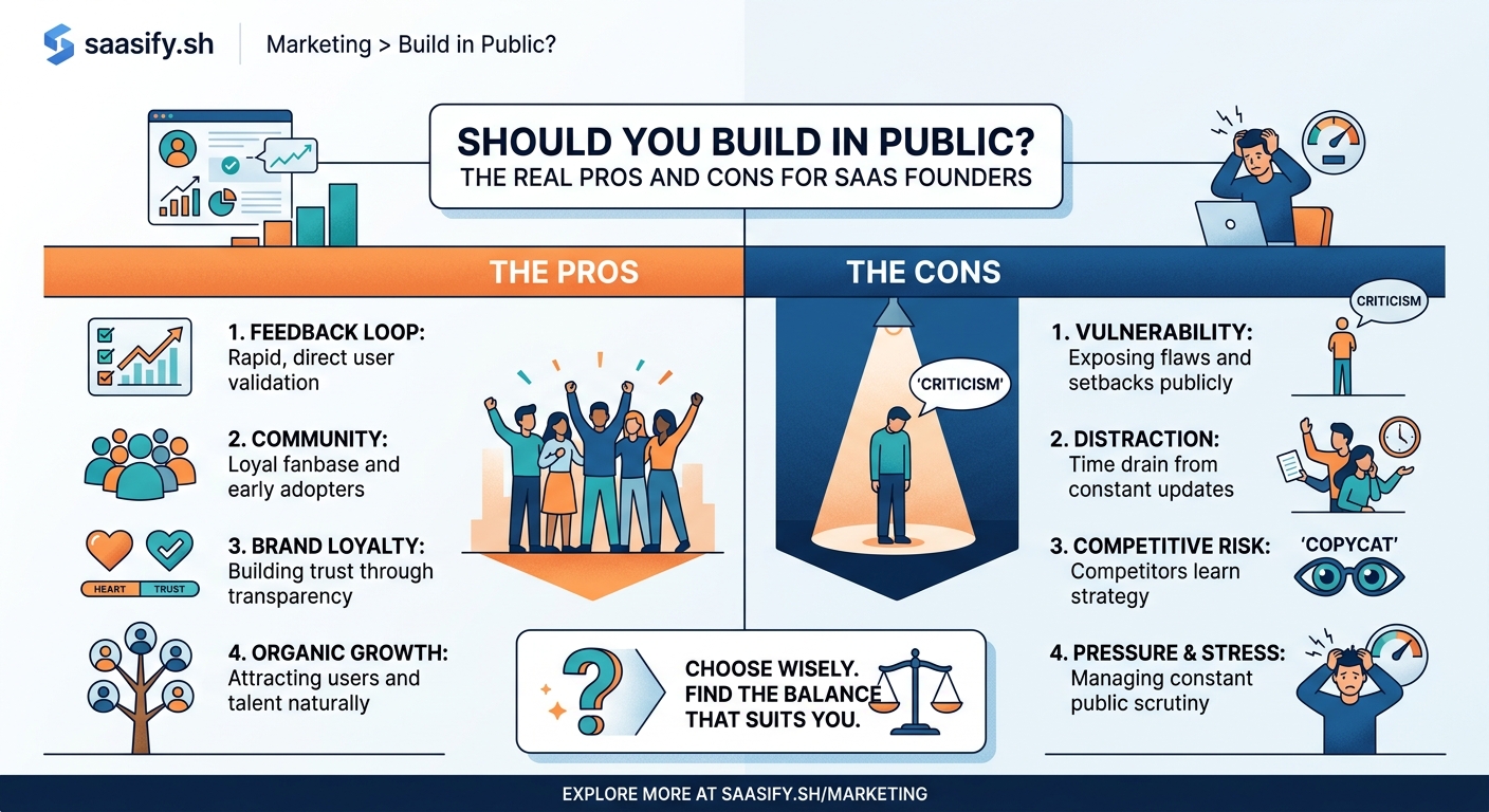 Should You Build in Public? The Real Pros and Cons for SaaS Founders — 1