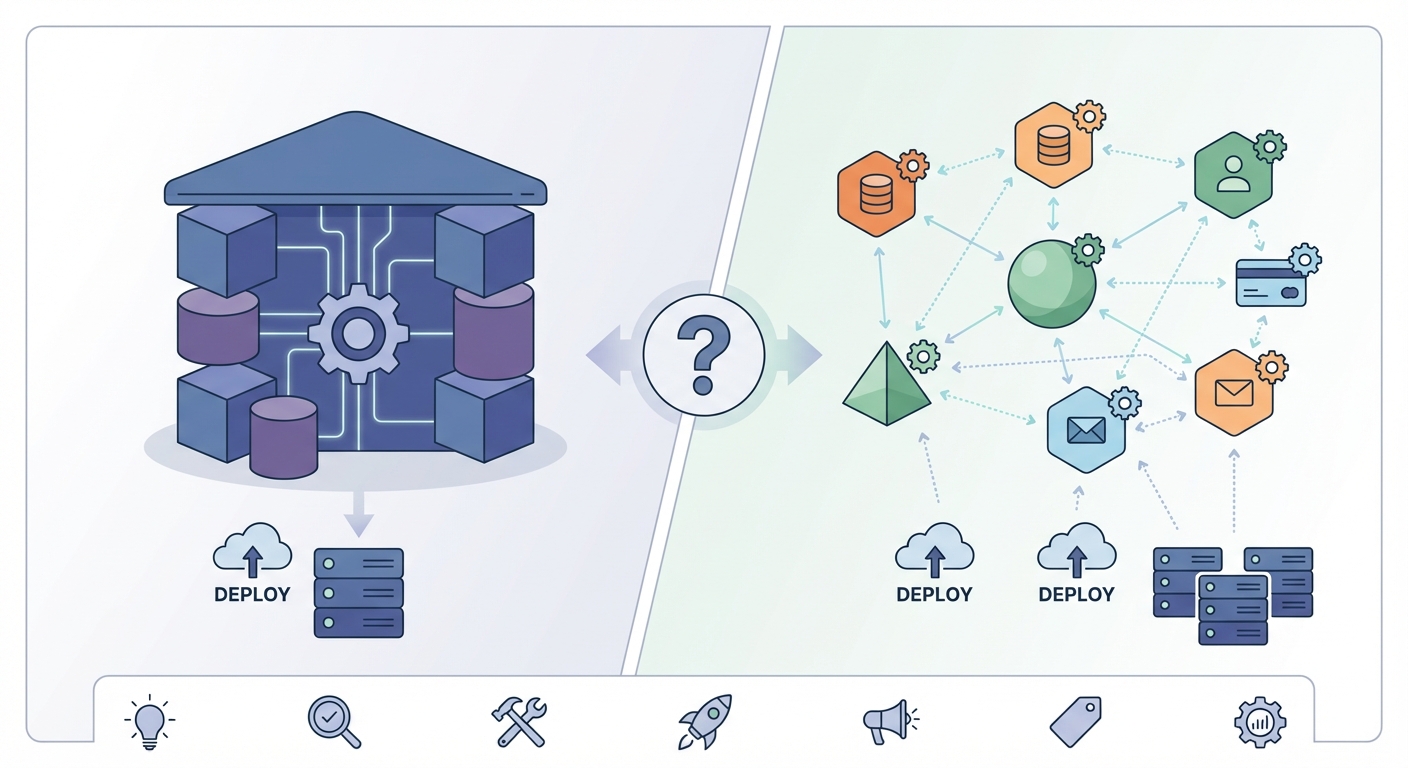 Should You Build Your SaaS with a Monolith or Microservices?