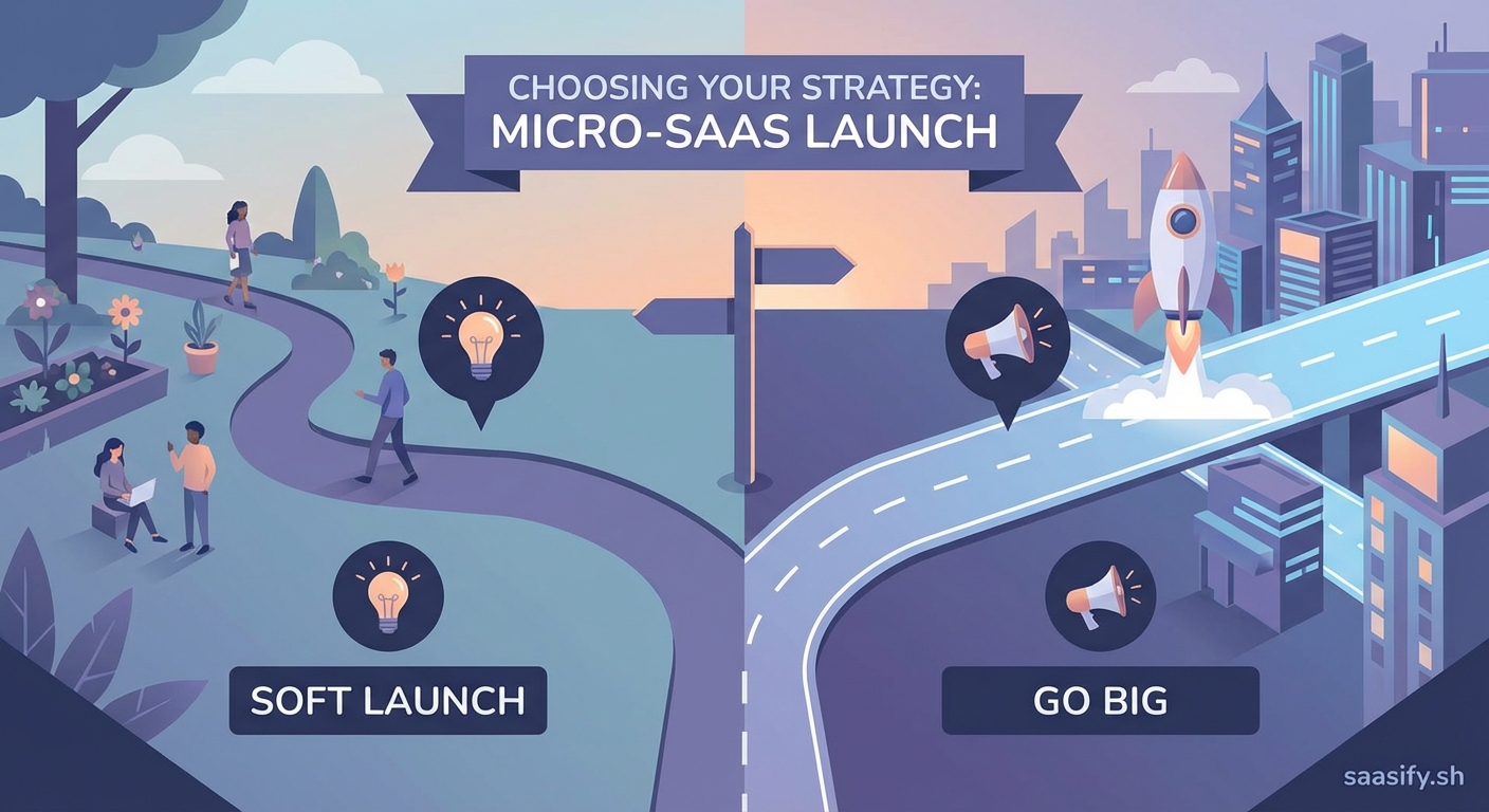 Should You Soft Launch or Go Big? Choosing the Right Strategy for Your Micro-SaaS — 1