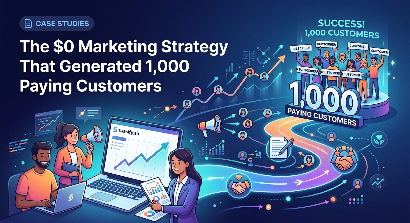The $0 Marketing Strategy That Generated 1,000 Paying Customers — 1