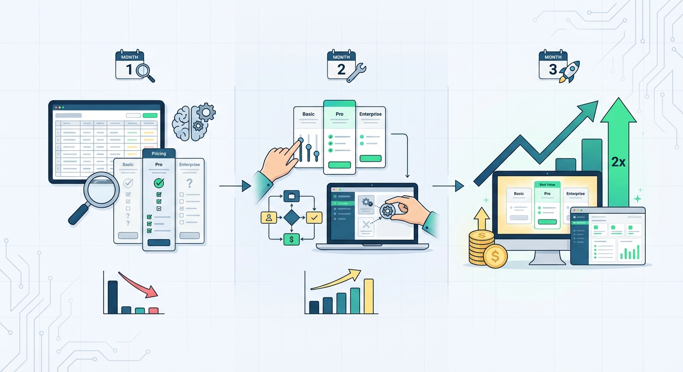 The 3-Month Pricing Audit That Doubled My MRR Without Adding Features