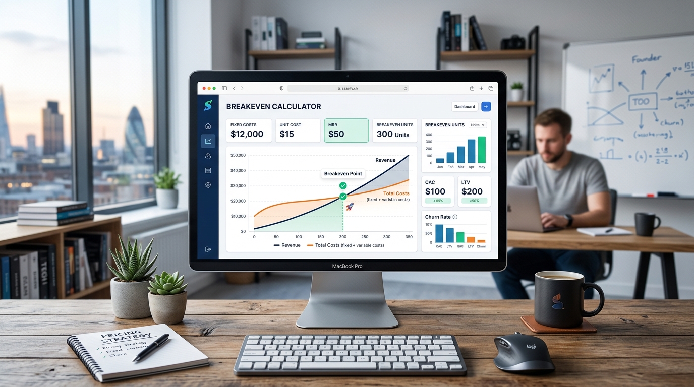 The Breakeven Calculator Every SaaS Founder Needs Before Setting Prices