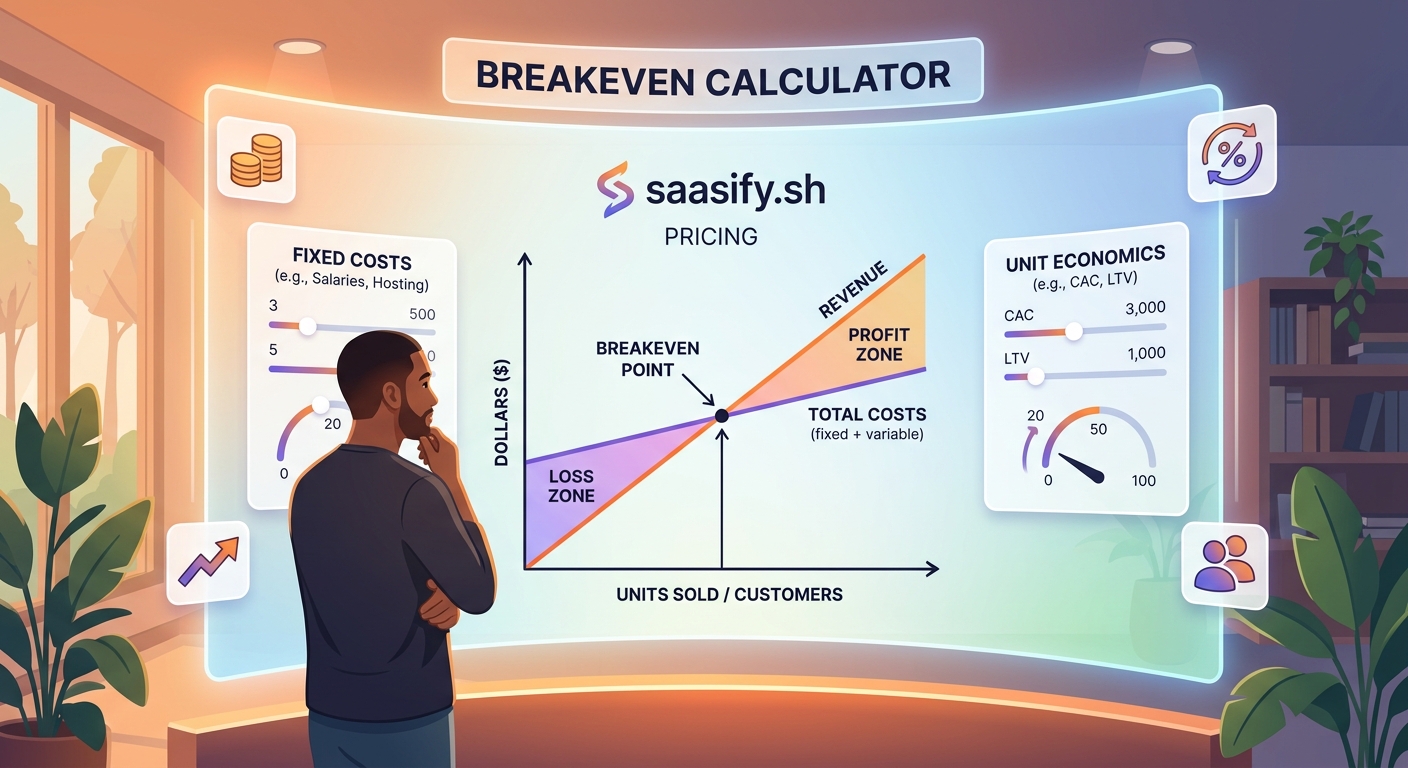 The Breakeven Calculator Every SaaS Founder Needs Before Setting Prices — 2