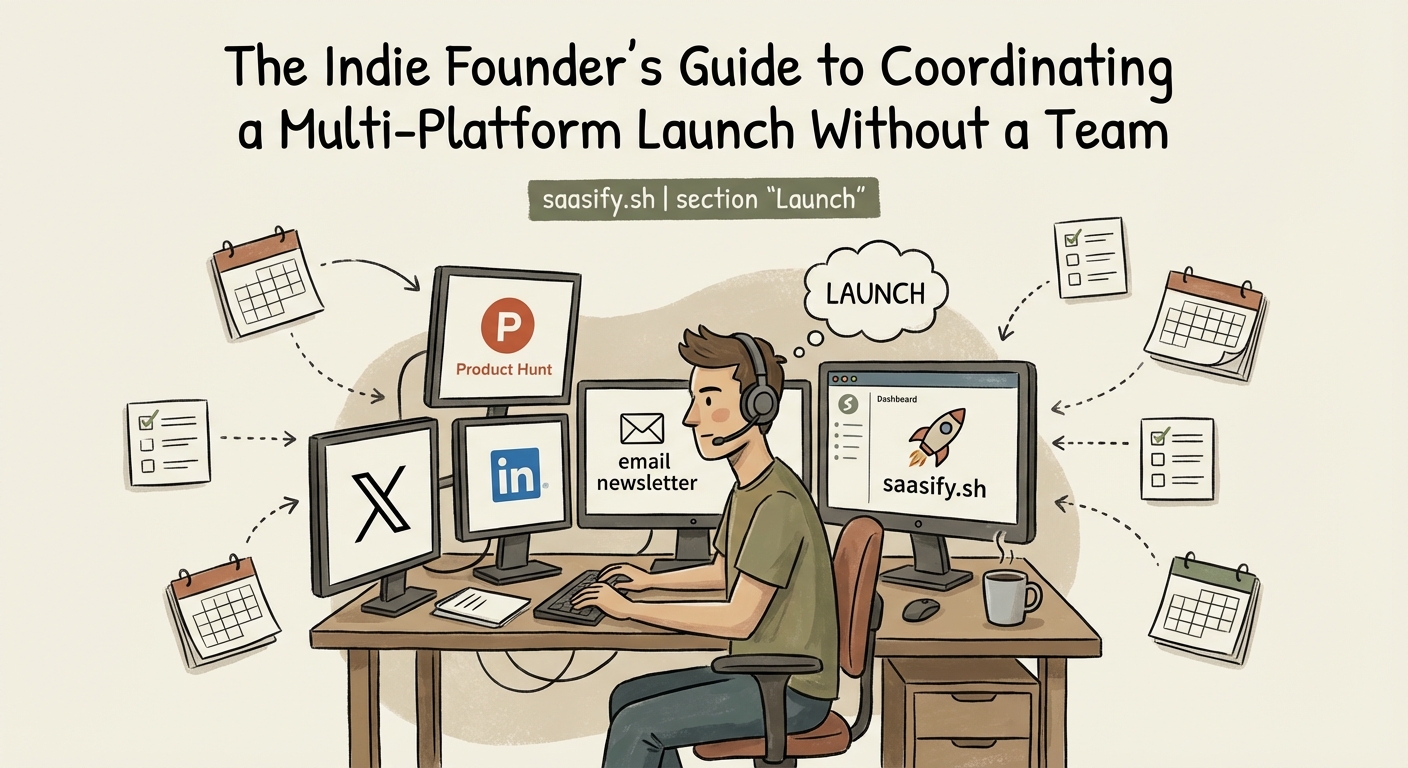 The Indie Founder's Guide to Coordinating a Multi-Platform Launch Without a Team — 1