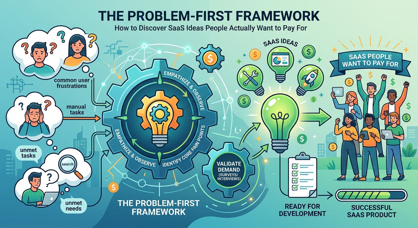 The Problem-First Framework: How to Discover SaaS Ideas People Actually Want to Pay For — 1