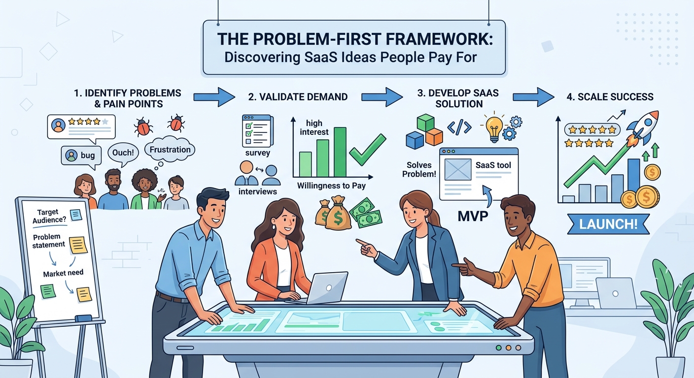 The Problem-First Framework: How to Discover SaaS Ideas People Actually Want to Pay For — 2