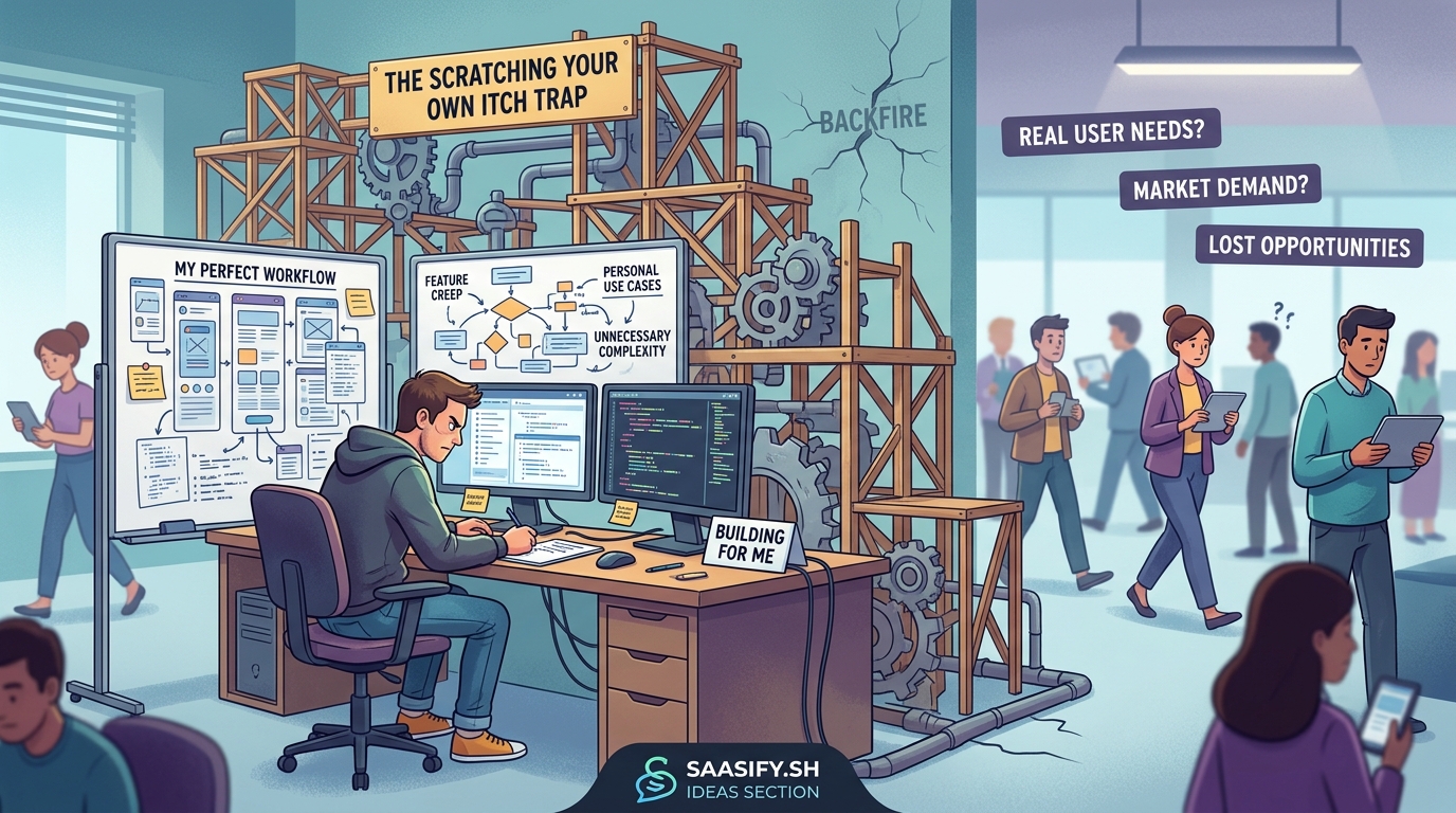 The Scratching Your Own Itch Trap: When Building for Yourself Backfires — 1