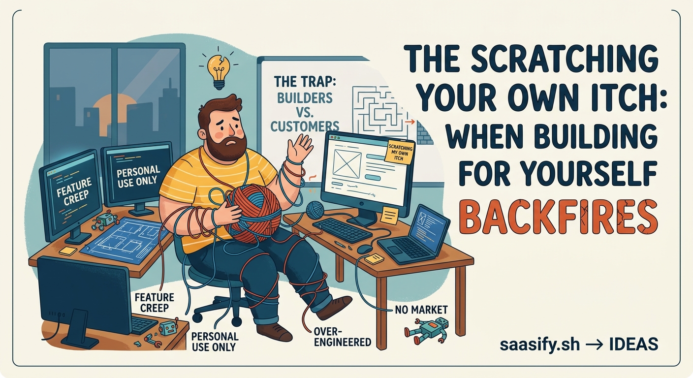 The Scratching Your Own Itch Trap: When Building for Yourself Backfires — 2