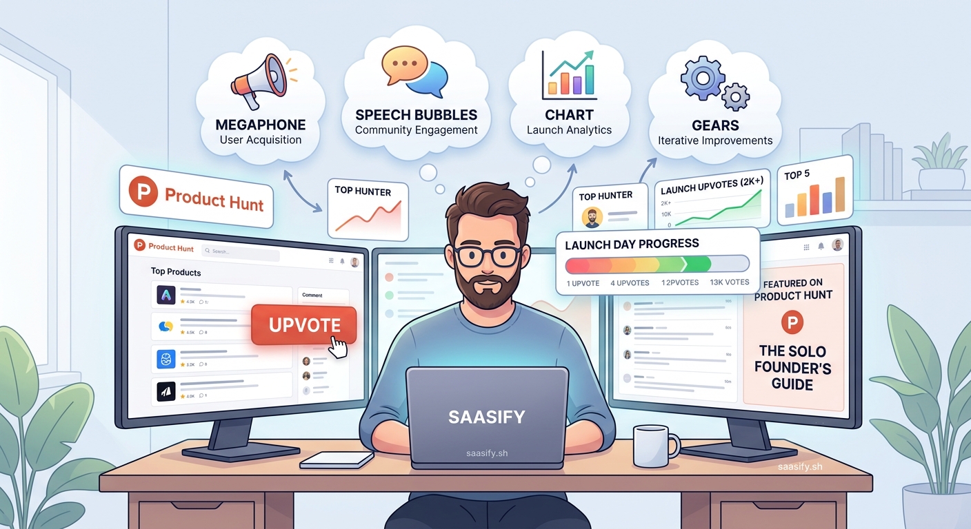 The Solo Founder's Guide to Getting Featured on Product Hunt (Without a Marketing Team) — 1