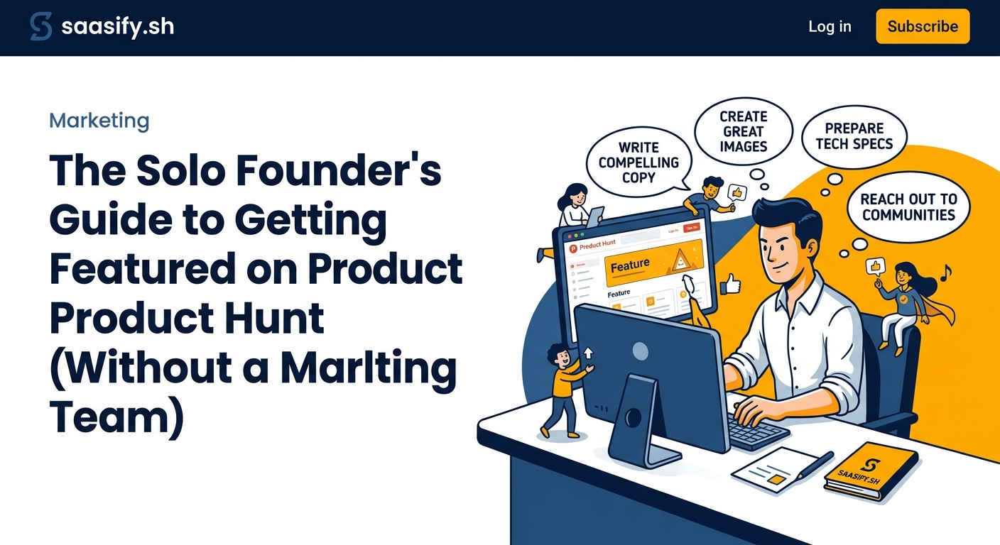 The Solo Founder's Guide to Getting Featured on Product Hunt (Without a Marketing Team) — 2