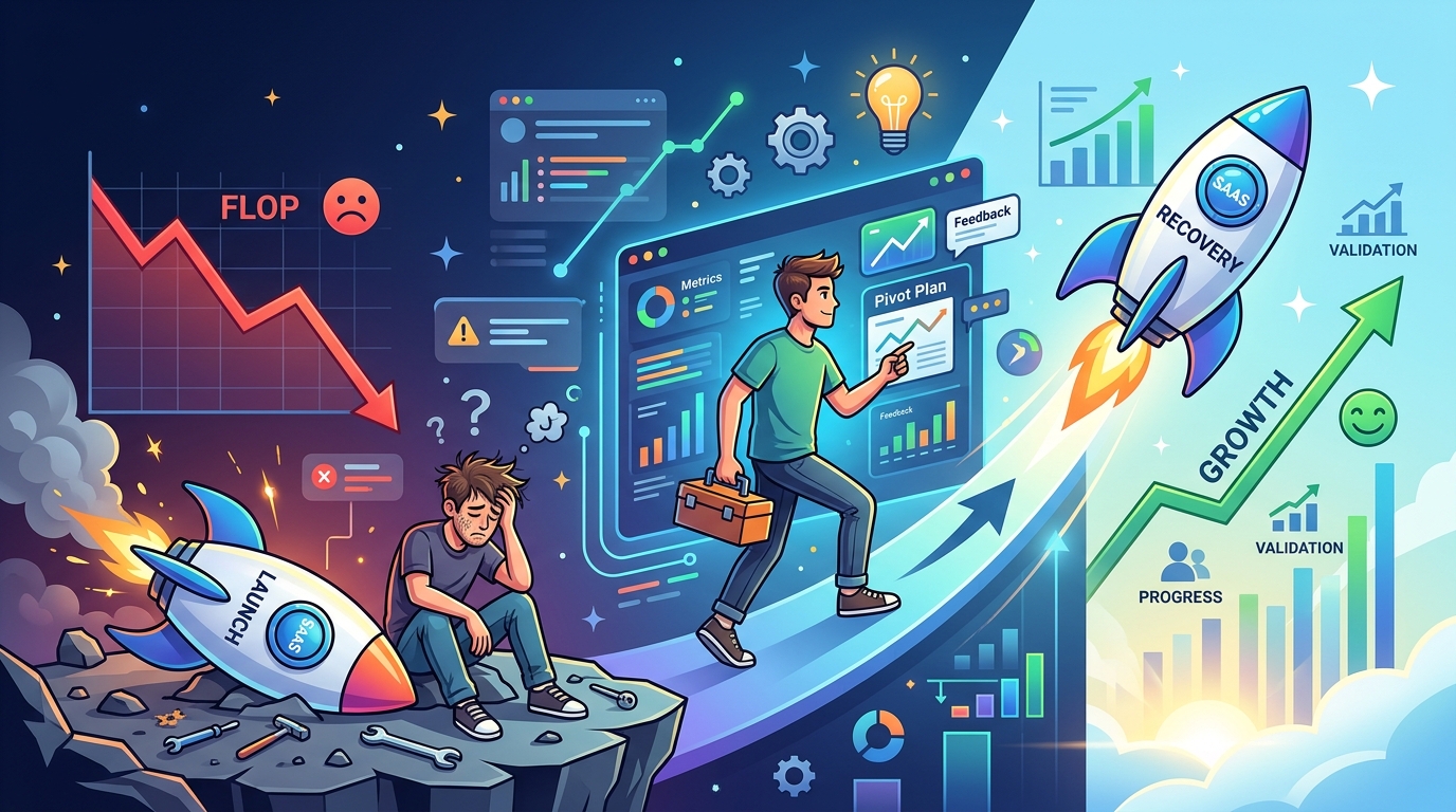 What to Do When Your SaaS Launch Flops (And How to Recover)