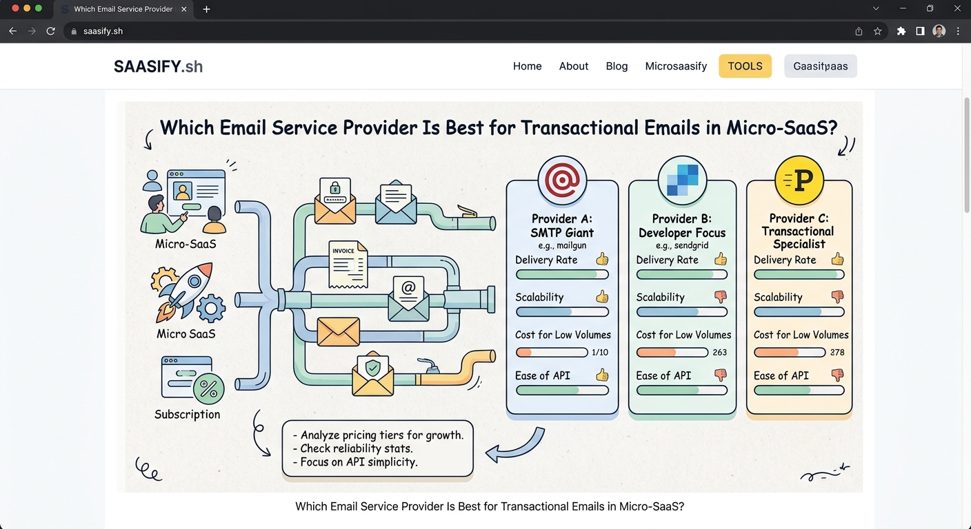 Which Email Service Provider Is Best for Transactional Emails in Micro-SaaS? — 1