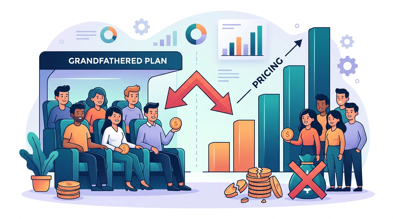 Why Grandfathering Early Users Might Be Killing Your Revenue