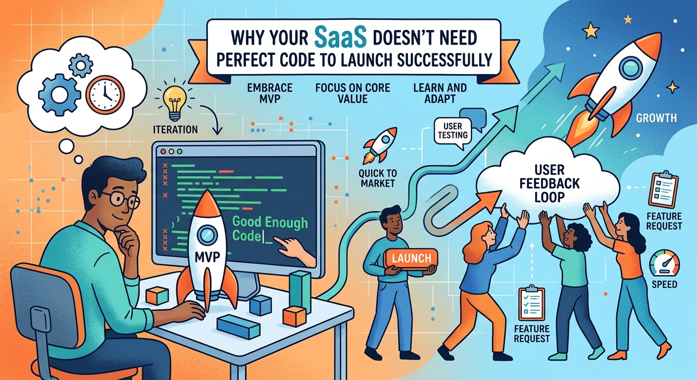 Why Your SaaS Doesn't Need Perfect Code to Launch Successfully — 1