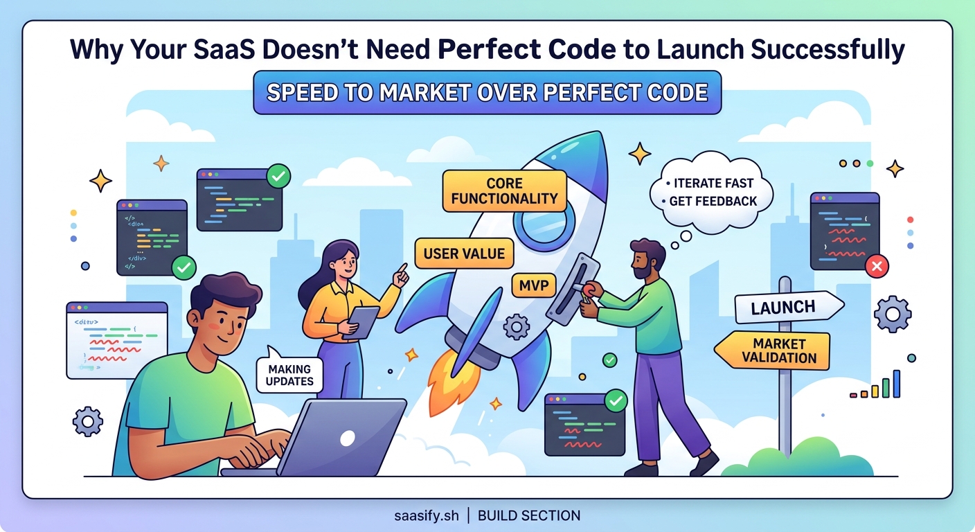 Why Your SaaS Doesn't Need Perfect Code to Launch Successfully — 2