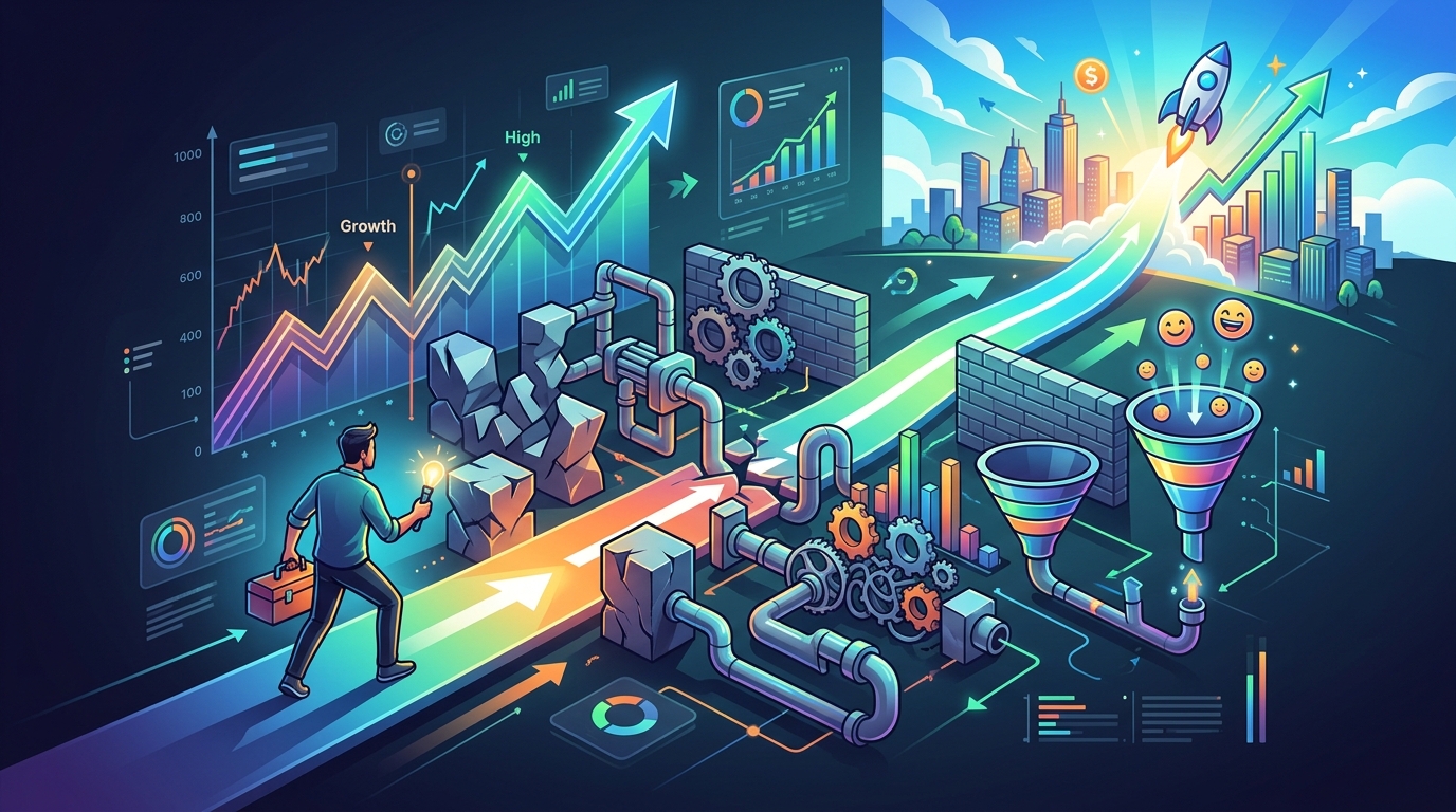 Why Your SaaS Isn't Growing: 12 Common Bottlenecks and How to Fix Them