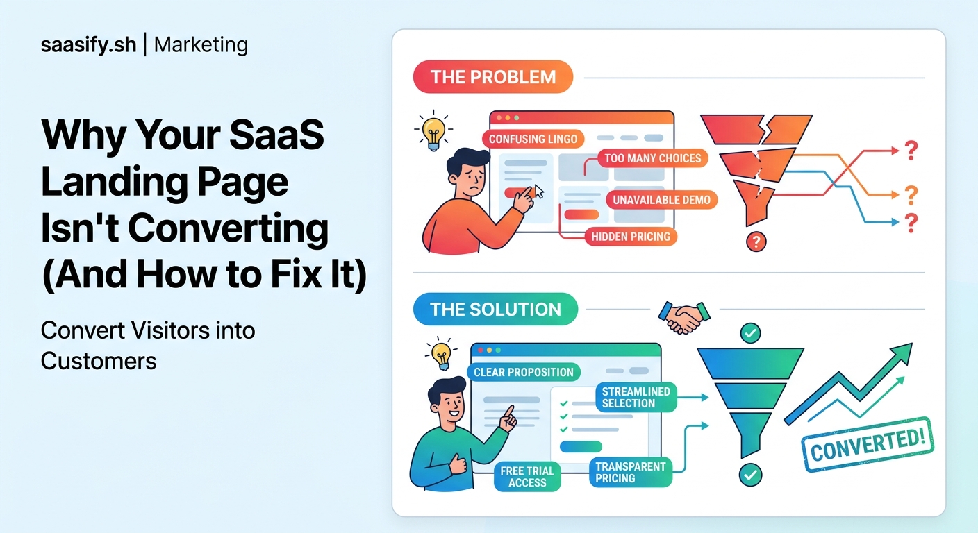 Why Your SaaS Landing Page Isn't Converting (And How to Fix It) — 2