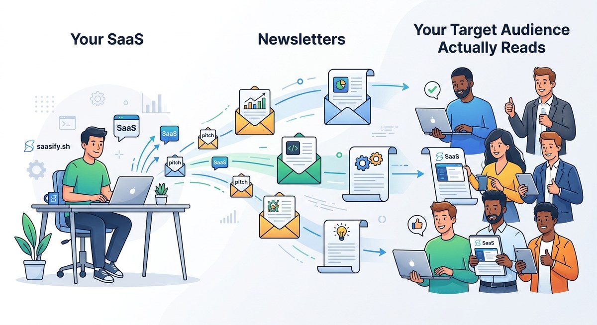 How to Get Your SaaS Featured in Newsletters Your Target Audience Actually Reads