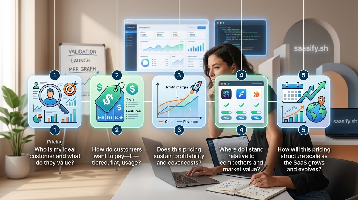 The 5 Pricing Questions Every Indie SaaS Founder Should Ask Before Launch