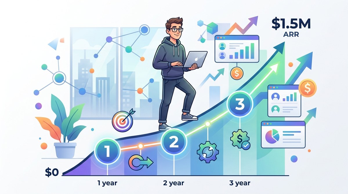 The Solo Founder Who Turned $0 into $1.5M ARR in 3 Years – And the 3 Decisions That Made It Possible