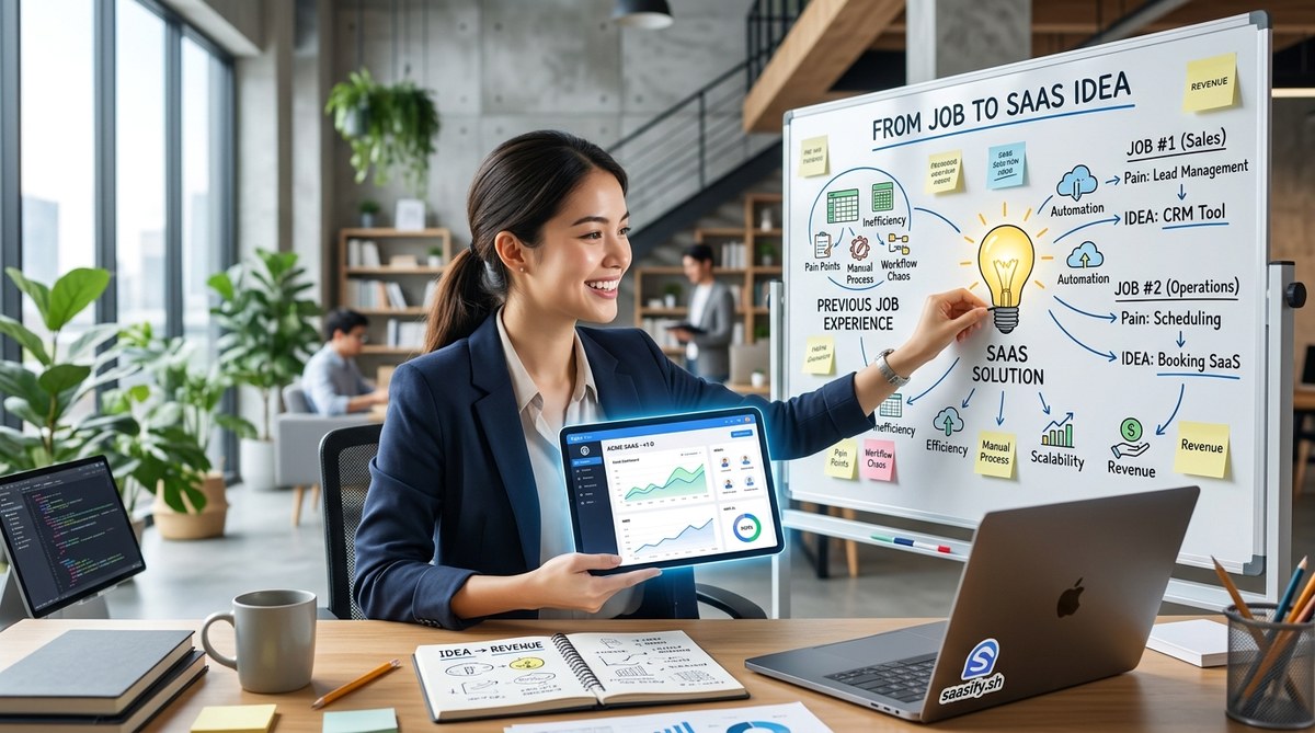 Why the Best SaaS Ideas Come from Jobs You've Already Had
