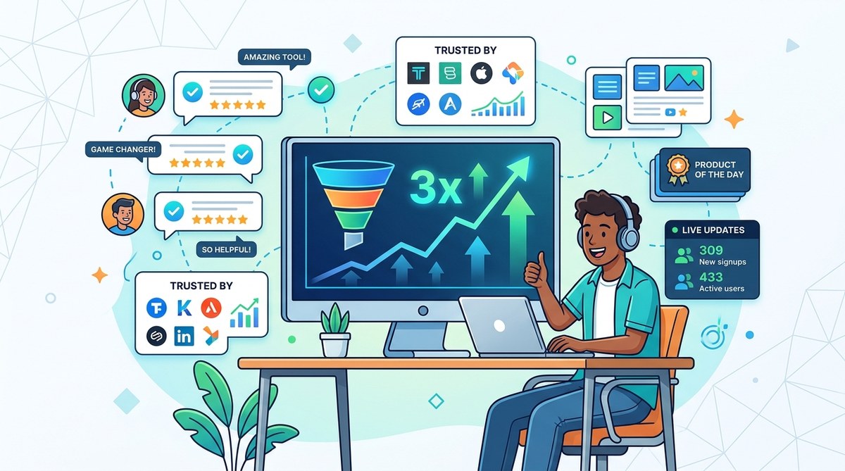How to Use Social Proof During Your SaaS Launch to Triple Conversion Rates