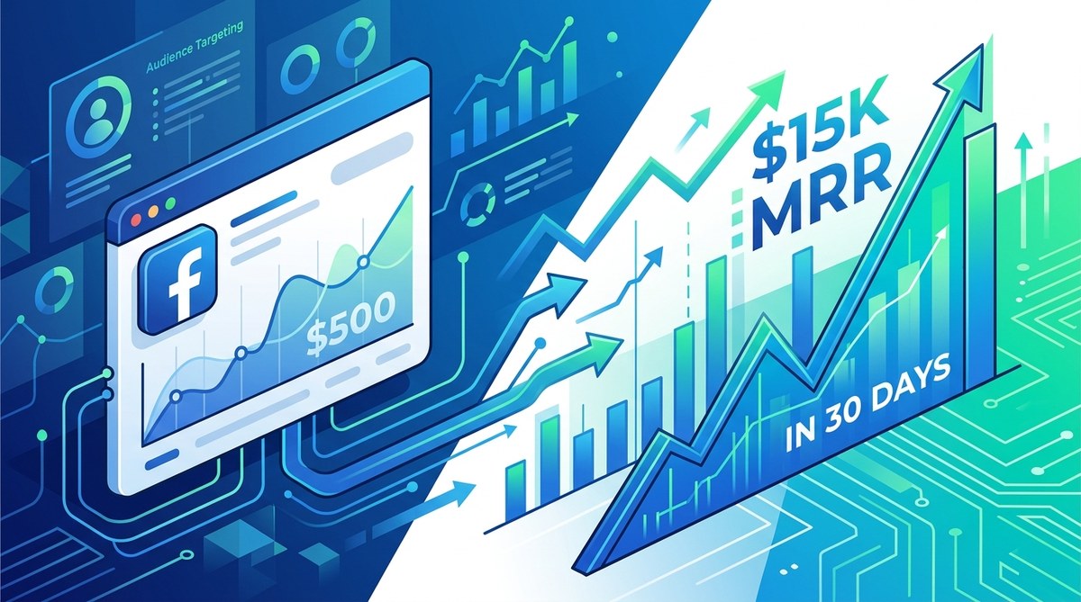 The $500 Facebook Ad Experiment That Generated $15K MRR in 30 Days