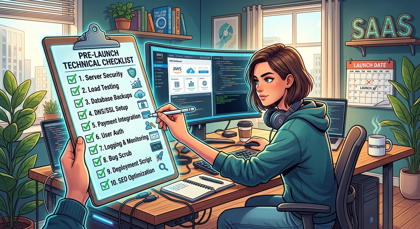 The Pre-Launch Technical Checklist for Bootstrapped SaaS Founders